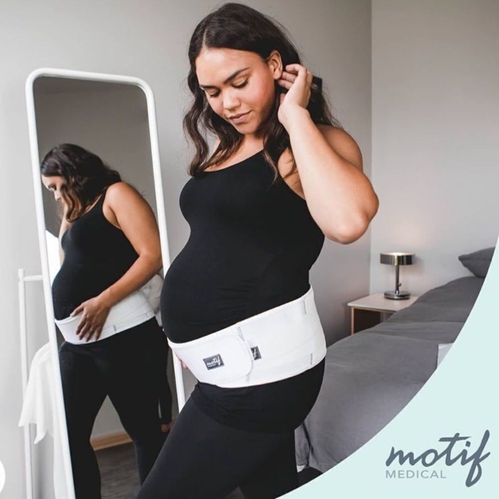 Motif Medical, Pregnancy Support Band, Abdomen White - Large NWT IN PKG